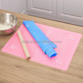 OEM Non-slip  Pastry Mat Non-stick Silicone Baking Mat with Measurement Easy to Clean  Silicon Kitchen Mat 26*29cm
