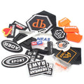 Print Services Design Garment Labels Custom Private Label Sticker 3d logo Silicone Heat Cut Labels for Jerseys