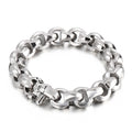 KALEN Jewelry Charm Stainless Steel Link Chain Ankle Bracelets Bangle Men