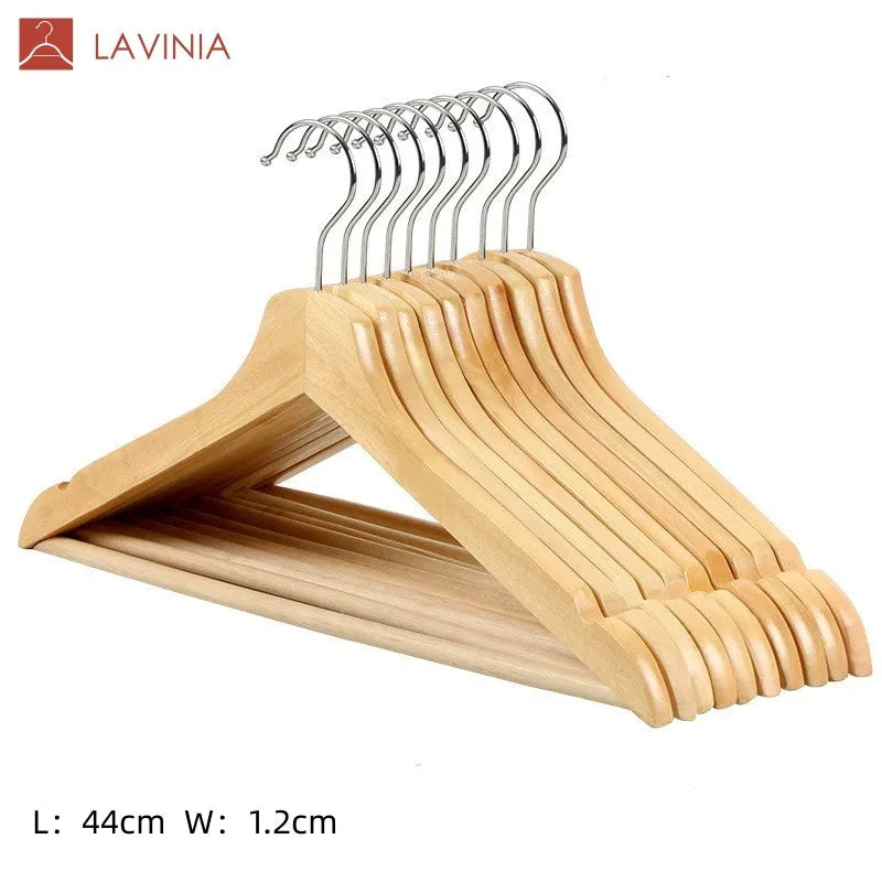 Lavinia Promotional Cheap Wooden Coat Hanger Wholesale Wooden Hanger