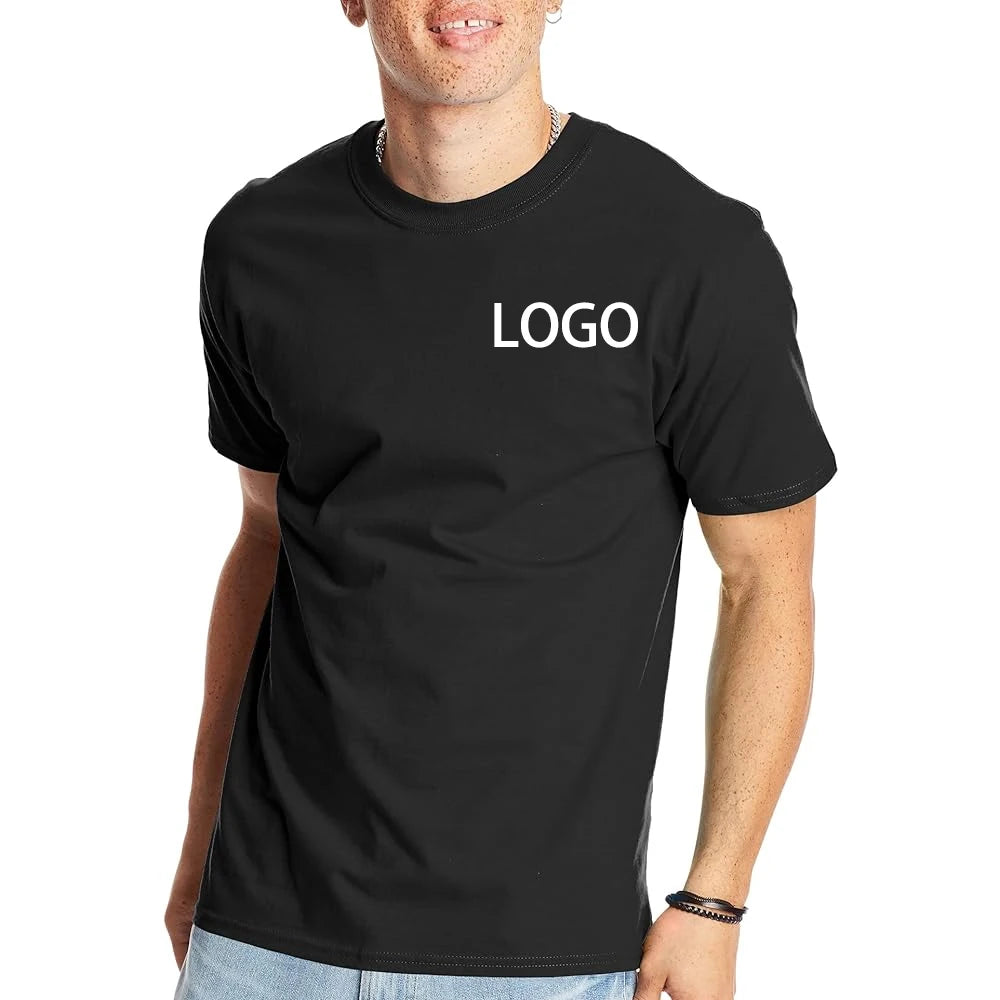 2025 Beefy-T Men's T-Shirt Quick Dry & Custom Logo 100% Cotton Heavyweight Slim Fit Woven Fabric 220 Grams