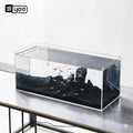 YEE Factory Wholesales Low Iron Ultra Clear Glass Aquariums Desktop Fish Tank With Light