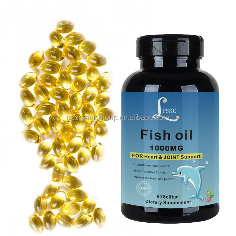 Private Label GMP Certified High DHA/EPA High Quality Natural Fish Oil Krill Oil Astaxanthin Omega 3 Antioxidant 1000mg Softgel