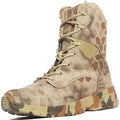 Outdoor Hunting Mountaineering Tactical Boots Polyester Canvas Upper Waterproof Breathable Anti-Slip Camouflage Thickened Rubber