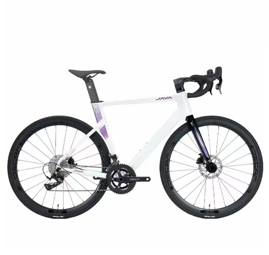 JAVA SILURO 6 12 Speed Aluminum Alloy Frame Carbon Fiber Front Fork Cheap Price City Road Bike Carbon Fiber