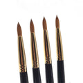Superior Kolinsky Soft Nail Brush Size 14 Ready to Ship 100% Kolinsky Sable Hair Acrylic Nail Brush Wooden Handle Nail Art Brush