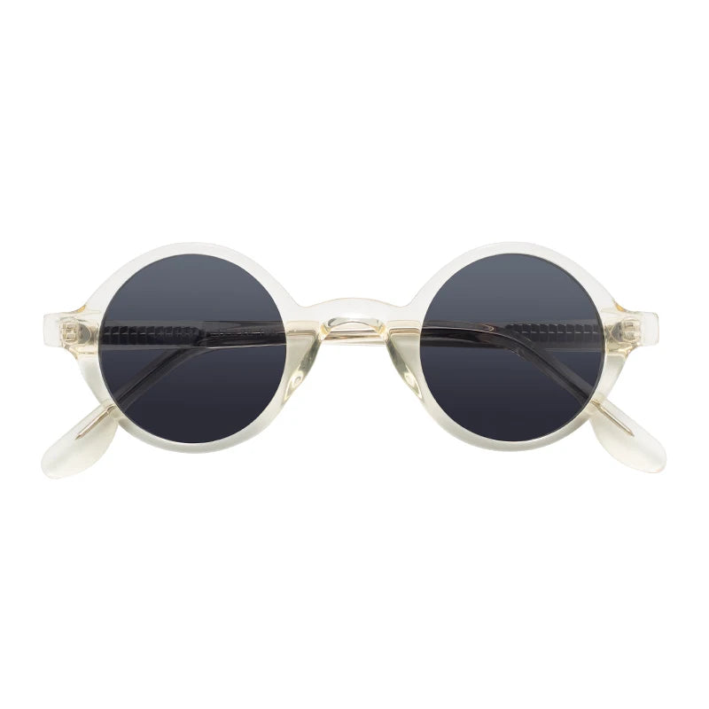 New Trend Slappable Acetate Brown Transparent Unisex Fashion Sunglasses Wholesale