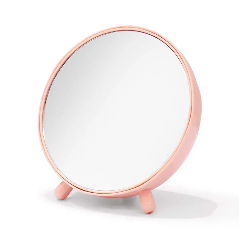 Gmagic Plastic Multifunctional Table Mirror With Storage Box Dormitory Mirror With Cat Comb Girly Makeup Mirror Daily Makeup