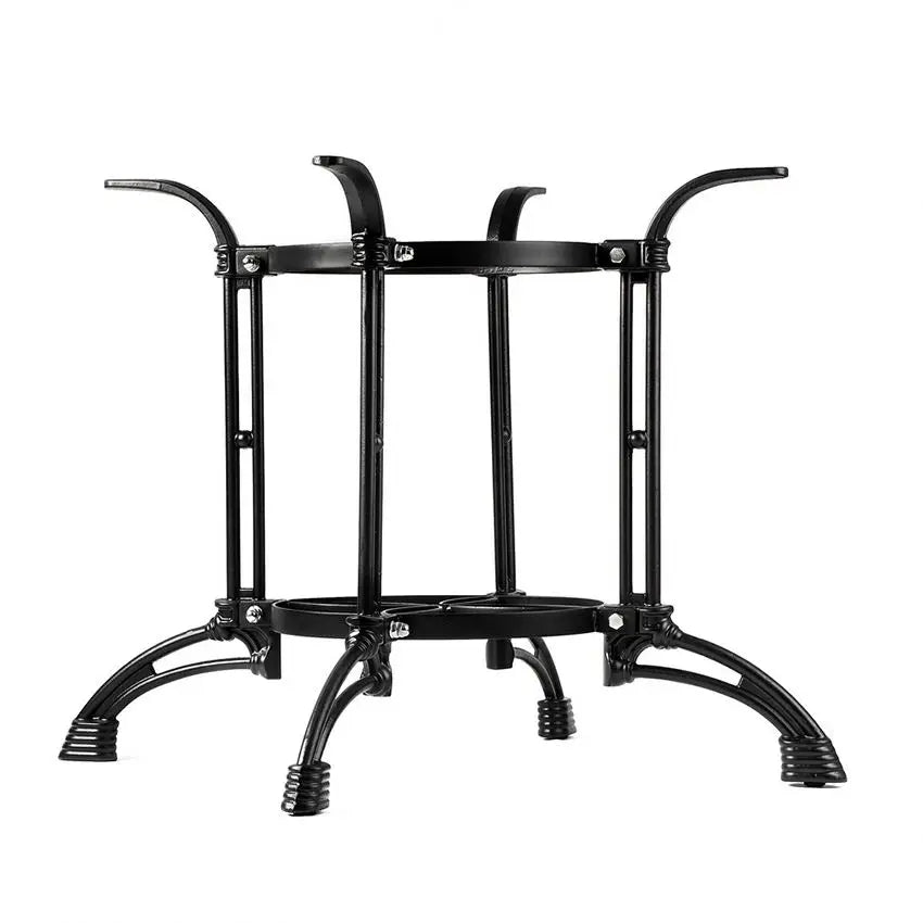 Hot Sale Round Black Steel Mesas Base Table Base Table Crank Industrial Marble Table Base