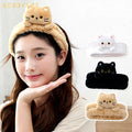 Hot Selling Cartoon Headband Makeup Wide-brimmed Elastic Hairbands Cute Girls Women Hair Tie Accessories Hair Band