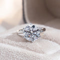 Messi Gems MSR-1661 PT950 Wedding Engagement Rings Lab Grown Diamond Ring