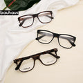 Bauhaus 2107A Big Square TR90 Eyeglasses Optical Eyewear Frame Nerd Glasses for Men
