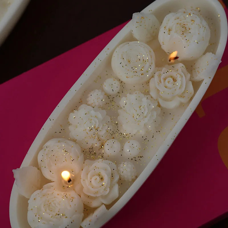 Ins Handmade Boat Shaped Aromatherapy Home Healing Furnishings Intimate Wedding Gifts Senior Fragrance Candles