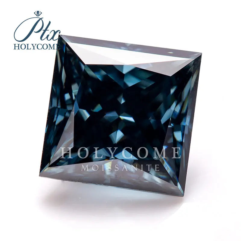 Holycome 1ct 2ct Moissanite Brilliant Princess Cut VVS1 Gra Moissanite With Certificate OEM ODM Order Moissanite