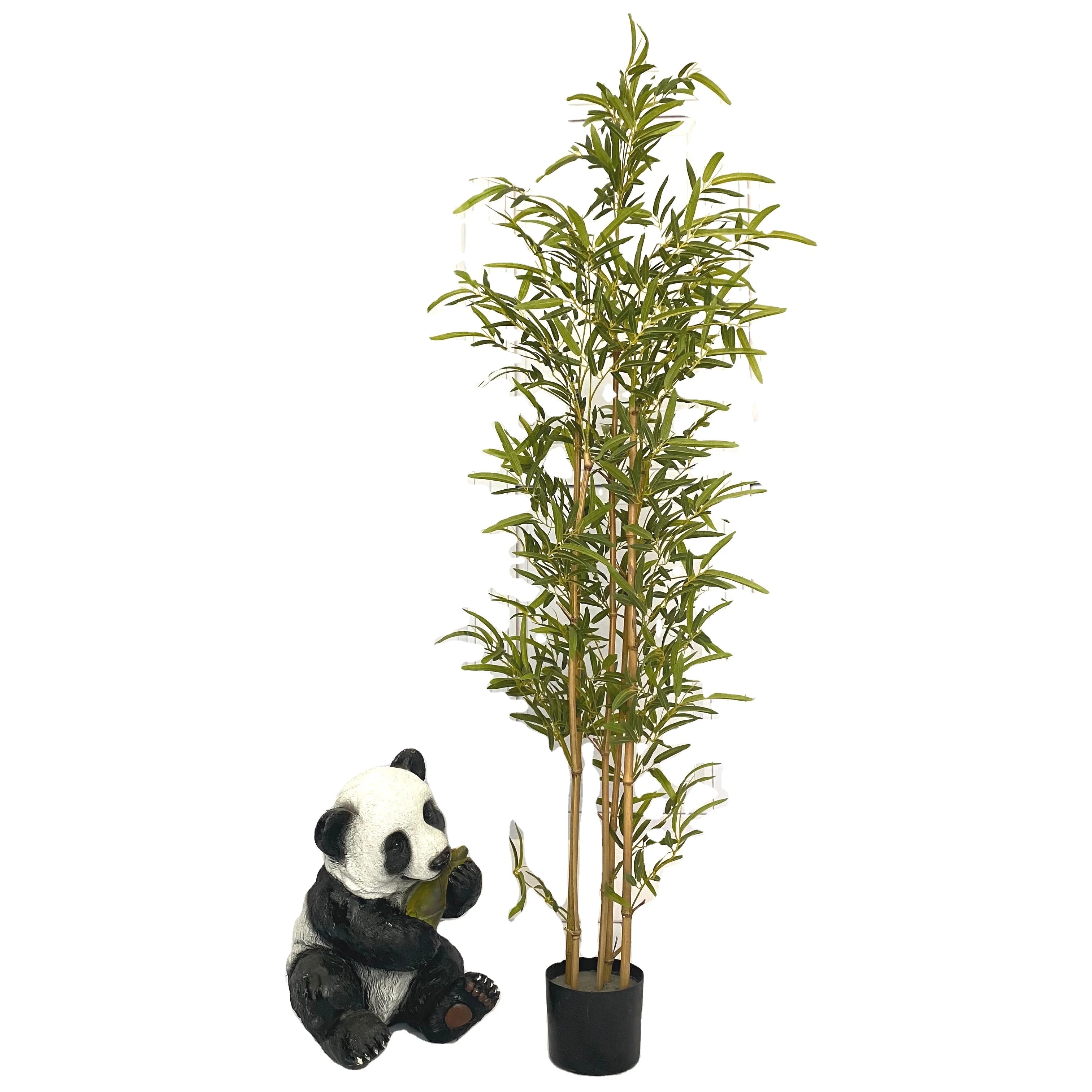 In Stock Highly Simulation Plastic Trees Whole Artificial Garden Artificial Bonsai Bamboo Tree Outdoor