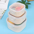 Latest Eco-Friendly Wheat Straw Biodegradable Food Storage Box Multi-Purpose Fresh-Keeping Lid for Fruit Salad Lunch Rice More
