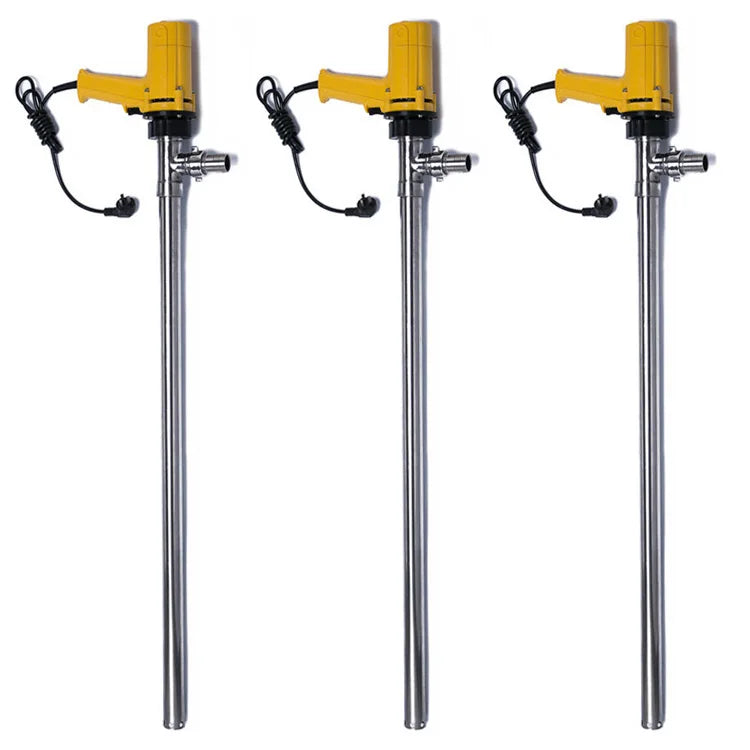 Electric Chemical Liquid Acid Transfer Barrel Pump AC 220V 110LPM Motorised Oil Fuel Drum Dispenser