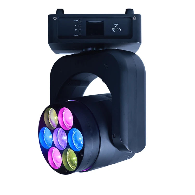 Holiday Blinder Led7*40W Moving Head Light for Disco Party Club Bar Dj Show Stage Lighting From China Supplier