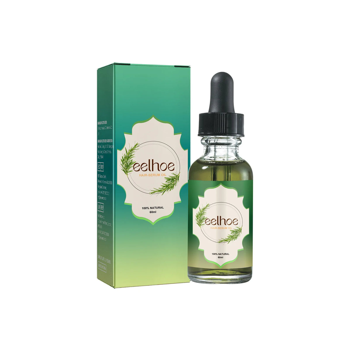 EELHOE Hair Growth Nourishing Castor Oil Rosemary Essential Oil Hair Serum