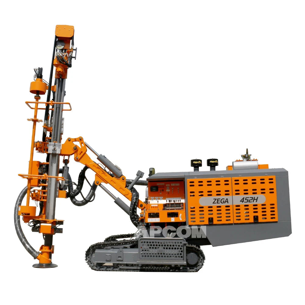 Mine Drilling Rig With diesel Compressor ZEGA 452H Drilling Hole 90mm 138 mm DTH Hammer 4 Inch Blast Mining Drilling Rig Vialvv