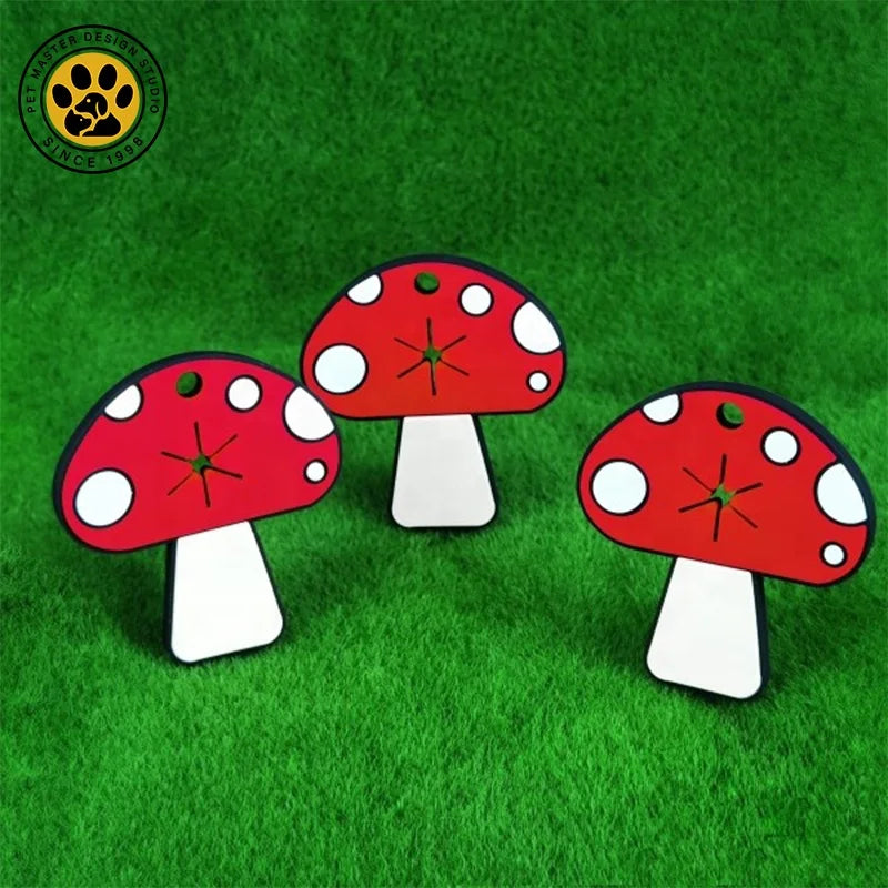 SinSky Free Sample Mushroom PVC Hands Free Dog Poop Bag Holder Used Waste Bag Carrier Custom Dog Poop Waste Bag Dispenser