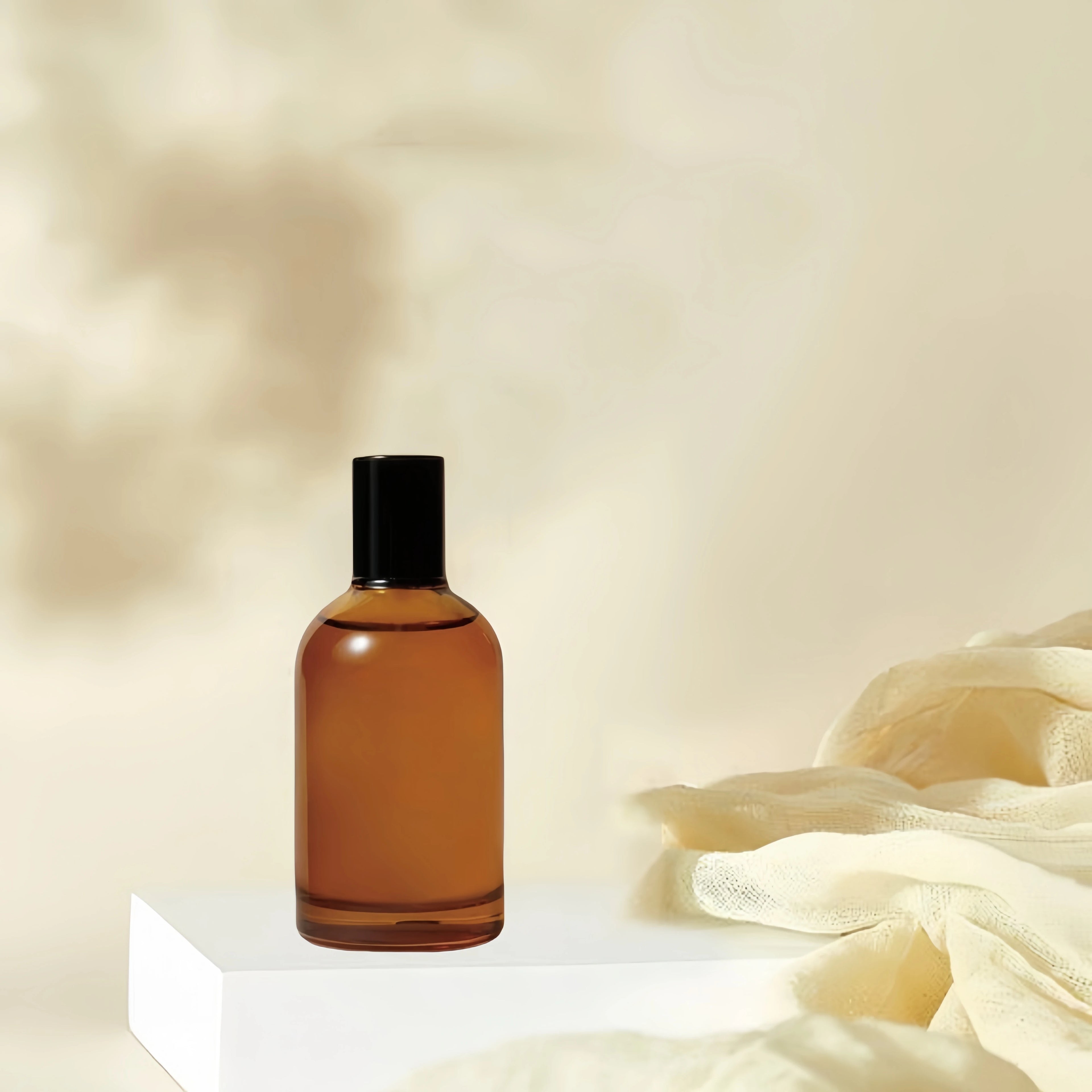 Unique Clear Luxury Design 30ml Empty Spray Perfume Bottle Glass Without Lid for Cosmetic Use for Men