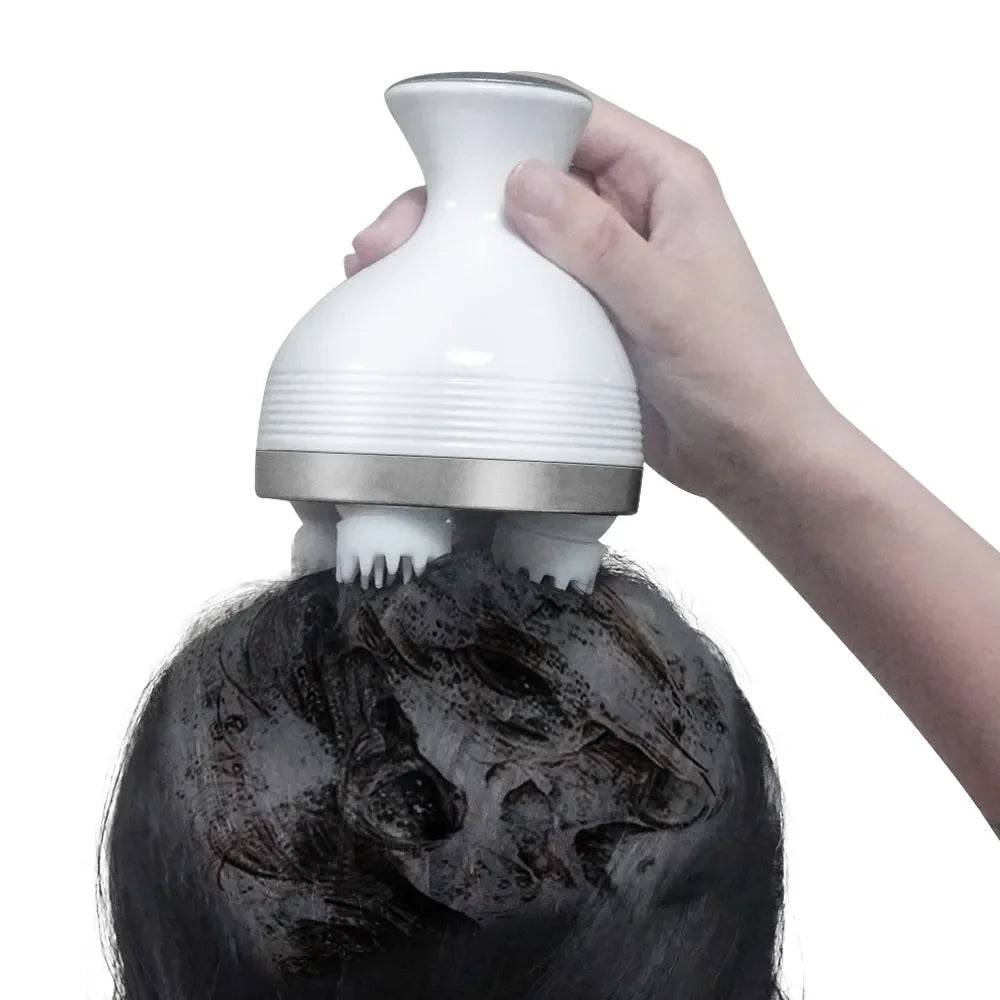 Electric Head Massager Portable Cordless Handheld Scalp Massage Products for Stress Relax