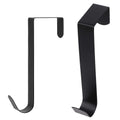 Metal Black Z-Shaped Over the Door Hanger Hook Wardrobe Hooks Stainless Steel Cabinet Over Door Hooks