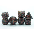 Handmade 16mm Zinc Alloy Dice Set Polyhedral Shape with Round Edge Made From Metal