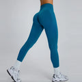 Hot Selling Yoga Gym Clothing Women's High Rise Scrunch Seamless Workout Yoga Leggings.