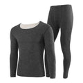 Men's Women's Winter Warm Thick Heated Soft Elastic Crew Neck Long Sleeve Thermal Underwear Set Breathable Eco-Friendly Seamless