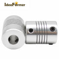 Aluminum 3D Printer Flexible Coupling 5-10mm New