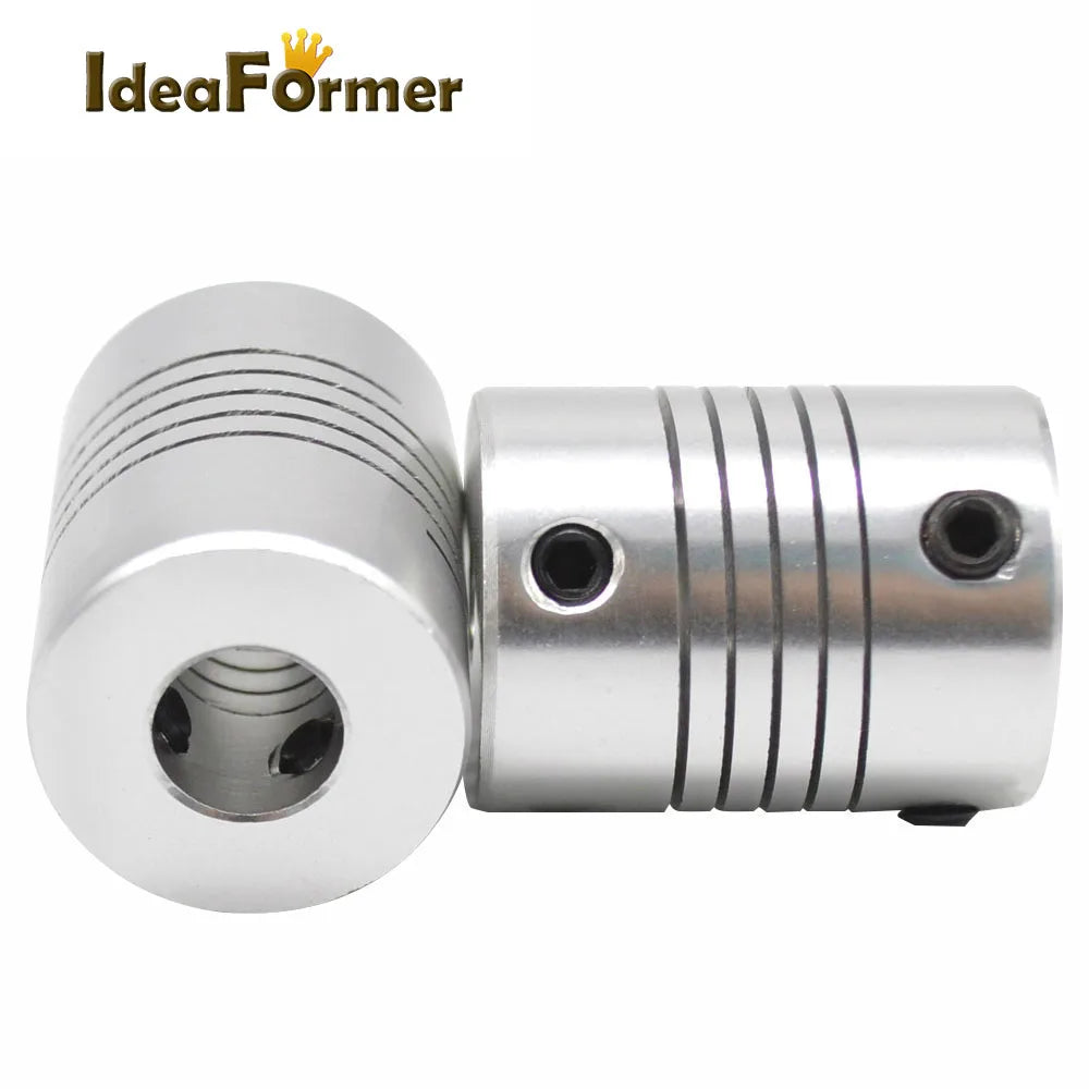 Aluminum 3D Printer Flexible Coupling 5-10mm New