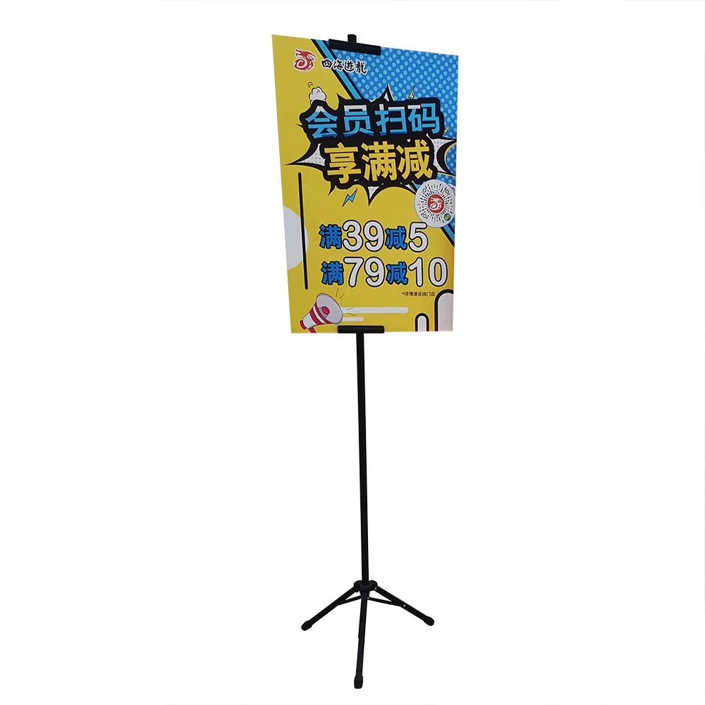 2026 Wholesale Adjustable Double Sided Tripod Banner Stand