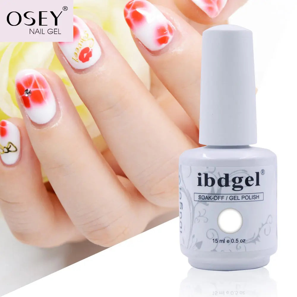Private Label 15ml Soak-off Gel UV Polish Clear Blossom Gel UV Nail Supply