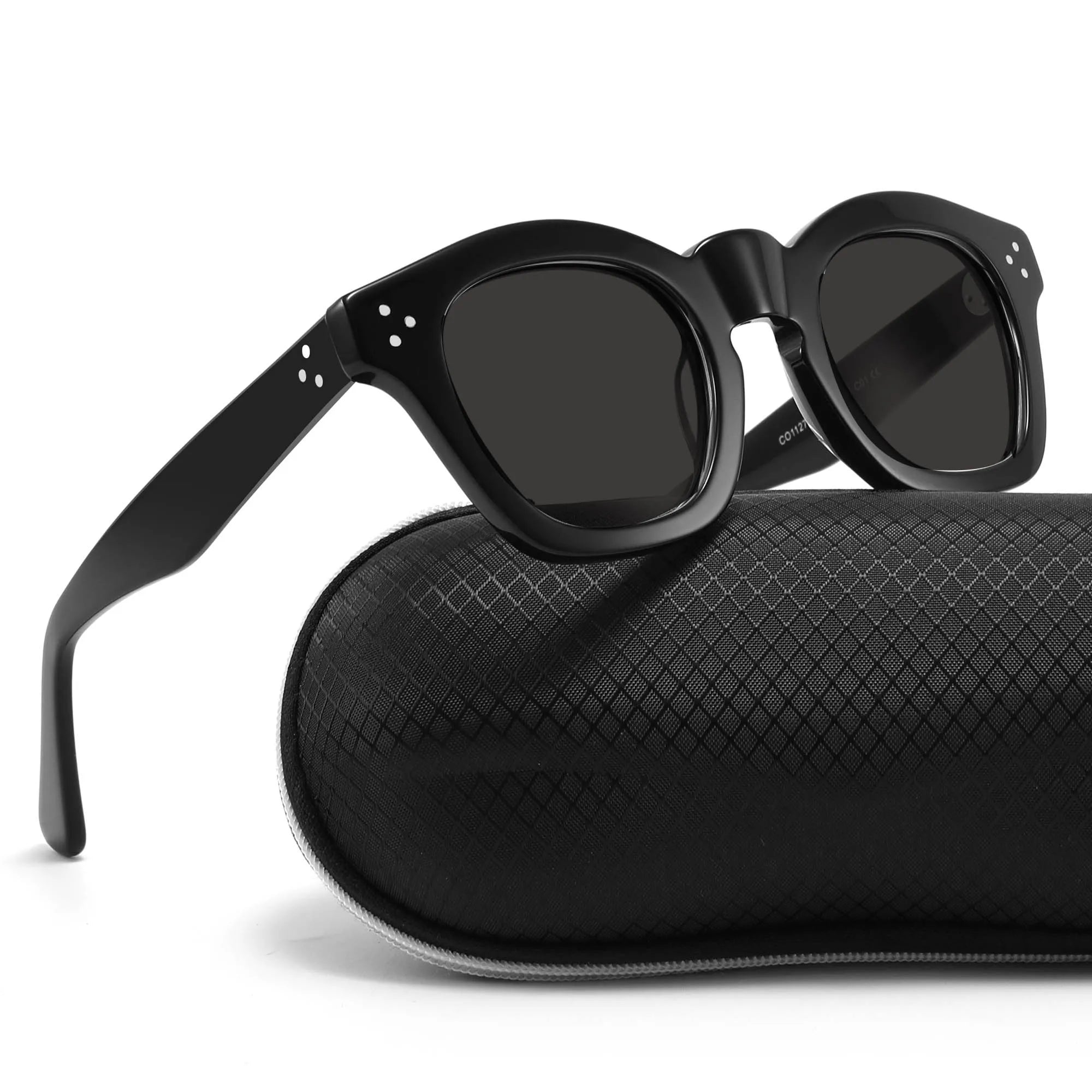 2025 Wholesale Ready to Ship Custom Logo Shades Women Sunglasses High End Thick Round Acetate Sun Glasses