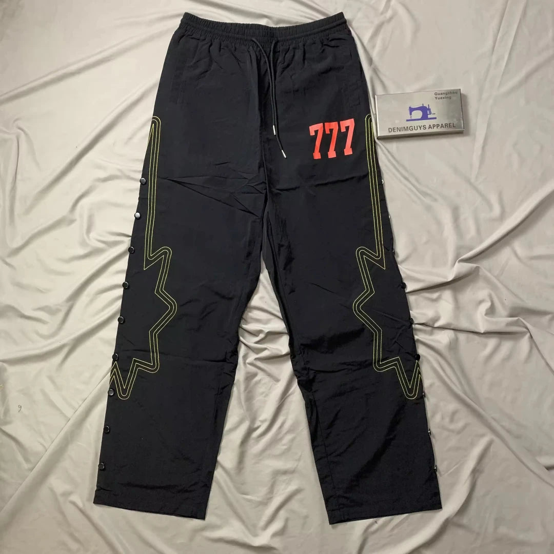DENIMGUYS Athletic Wear Clothing Unisex Sweatpants Custom Print Windproof Waterproof Men's Polyester Blend Jogger Track Pants