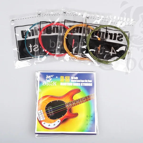 Best Selling Super Light 4 String Colorful Bass String with Low Price