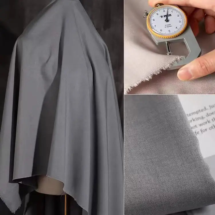 Hot Selling 95% Polyester 5% Spandex Outfit Jacket Trousers Pleated Skirt in Spring Autumn Twill Fabric for Men and Women