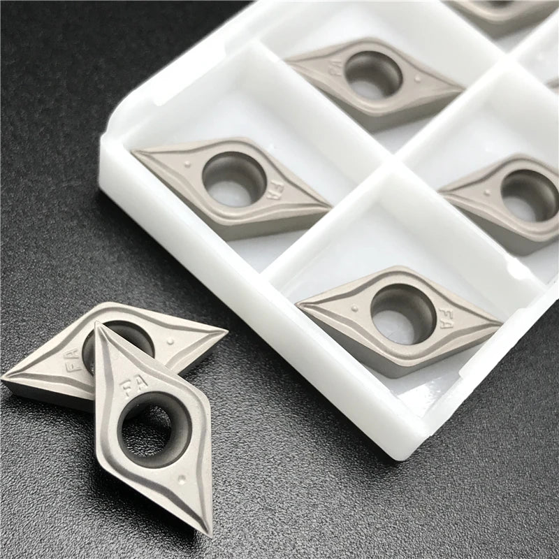 DCMT11T302 FA Cermet Turning Tool Carbide Insert Professional Steel Processing Polishing Blade DCMT 11T302 Cermet Lathe Tools