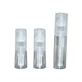 15ml & 20ml Hair Salon for Clear Plastic PET Cylinder Pump Bottle for Styling Glitter Powder Empty Dry Spray Bottles