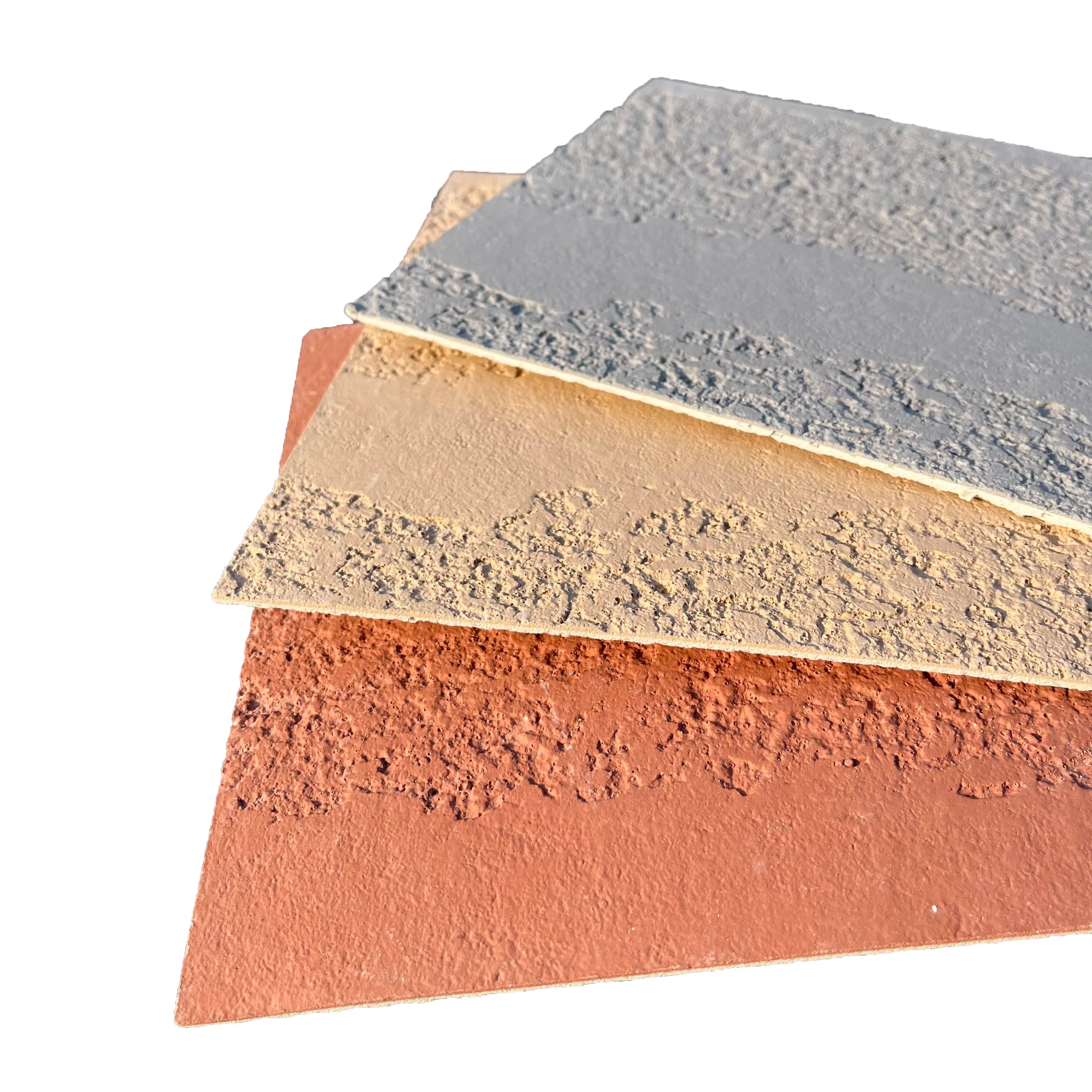 Wholesale Modern Soft Tile Rammed Earth Slab Thin Fireproof Anti-Slip Flexible Exterior Wall Cladding Tile Veneer