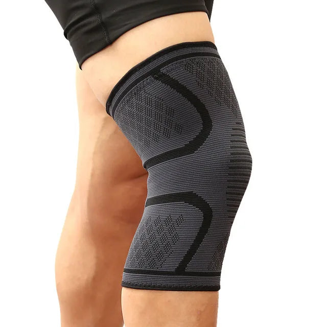 Customizable Extra Large Elasticated Neoprene Sport Knee Stabilizer Adjustable Compression Gym Use Power Lifting Support