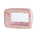 Custom Logo and Size Low Price Jelly Material Zipper Cosmetic Bag Transparent and Colorful Material