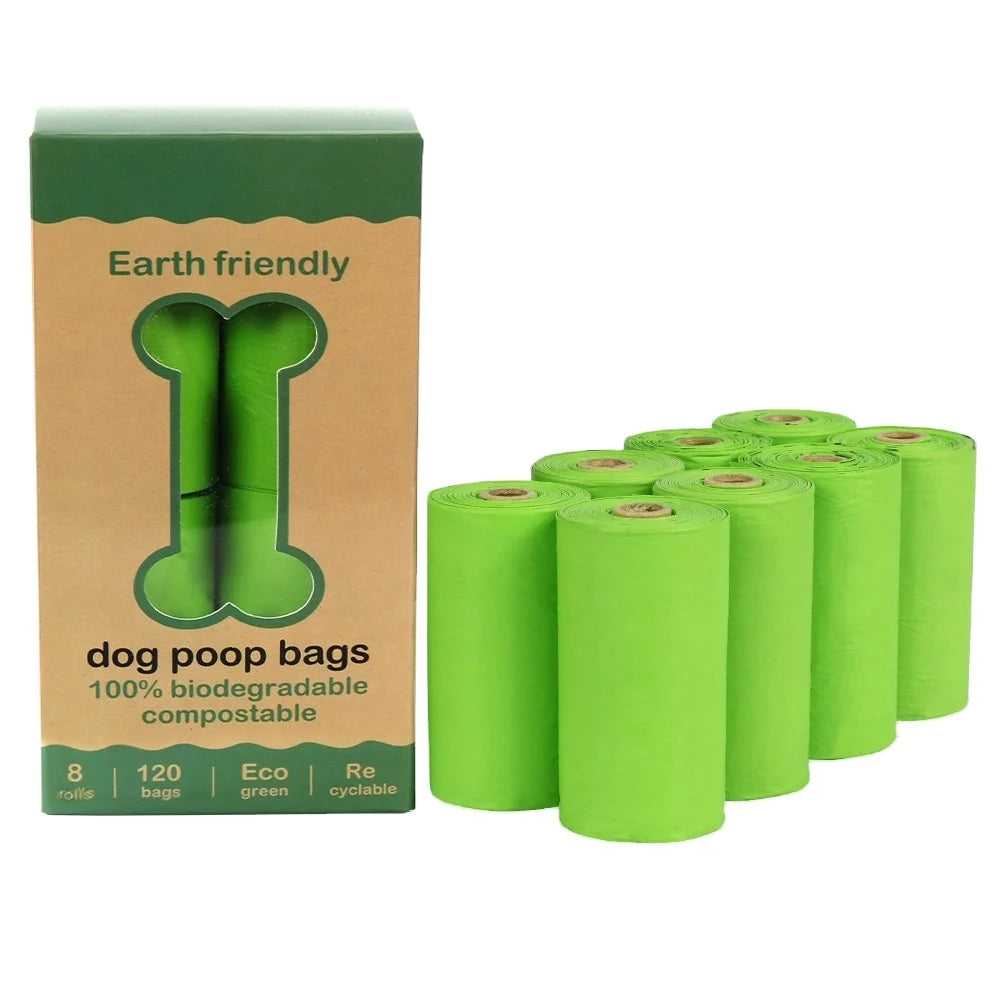 Wholesale Customizable Eco-Friendly Compostable Biodegradable Pet Dog Poop Bag Set with Dispenser Scented Customization