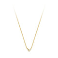 Fashion Minimalist Jewelry 925 Sterling Silver Small Heart Zircon Necklaces love Heart Gold Plated Necklaces for Women