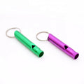 Emergency Whistle with Lanyard Hiking Camping Survival Aluminum Alloy Whistle Loud Sound Emergency Whistles for Camping Hiking
