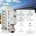 Large Capacity Big Home Energy Storage 96KWH Inverter 25KW 30KW 50KW Lithium Solar Battery Cabinet Air Cooling Commerical ESS