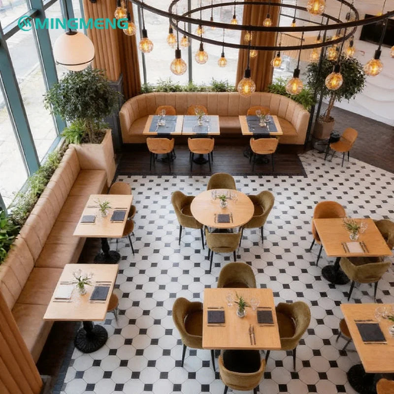 Durable Furniture Bar Lounge Furniture for Restaurant Table and Chairs New Products Restaurant Furniture Booth Seats Minimalist