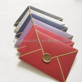 Wholesale Custom Printed Paper Envelope With Hot Stamping Foil for Party/Birthday/Wedding Event Blank Vellum Paper Envelope
